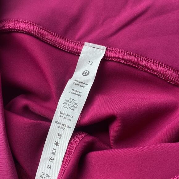 Lululemon Instill HR Tight 25” Magenta Purple - Picture 3 of 8